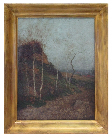 De Belgische schilder Eugène Lucq