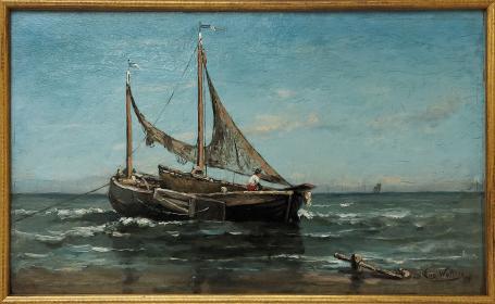 Schilderij uit 1887 van Eugène Wolters