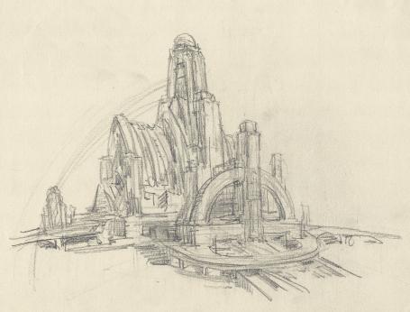 Potloodtekening, Belgische tekenaar Edmond Van Dooren