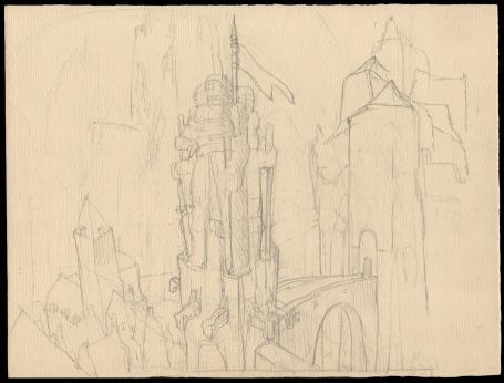 Potloodtekeningen, Belgische artiest Edmond Van Dooren