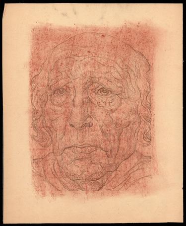 Potloodtekeningen, Belgische etser Edmond Van Dooren