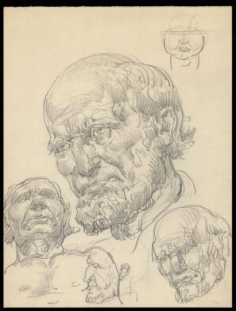 Tekeningen van de Belgische kunstenaar Edmond Van Dooren kopen