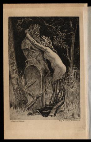 Graficus, Félicien Rops met een heliogravure gepubliceerd uit Curieuse