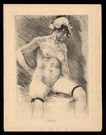 Heliogravure van Félicien Rops uit 1905