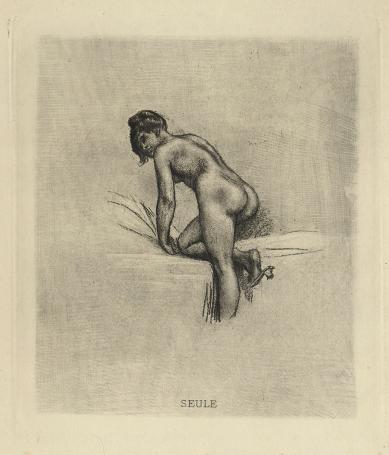 Félicien Rops met een heliogravure uit 1908