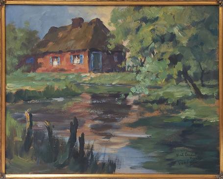 De Belgische kunstschilder Felix Eyskens