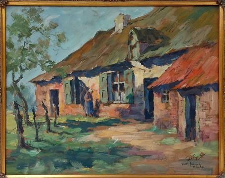 De Belgische kunstschilder Felix Eyskens