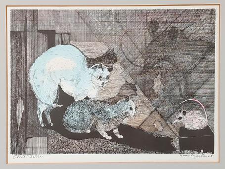 Chris Ferket Chretien Joseph Ferket met een litho