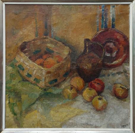 Stilleven geschilderd door Fernande De Rycke