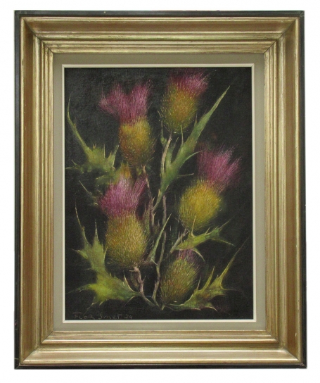 Schilderij van de Belgische kunstenaar Florent Smet uit 1974 kopen