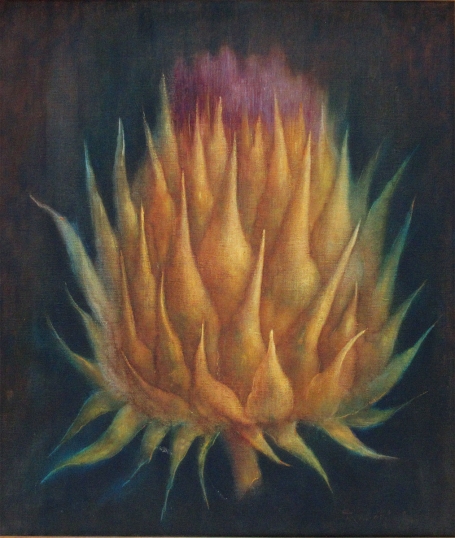 Schilderij van de Belgische kunstenaar, schilder Florent Smet