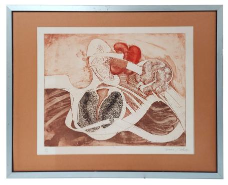 Gesigneerde ets van François Béalu kopen