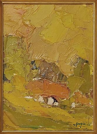 Olieverfschilderij op paneel van de Belgische kunstschilder Frans geerinckx kopen