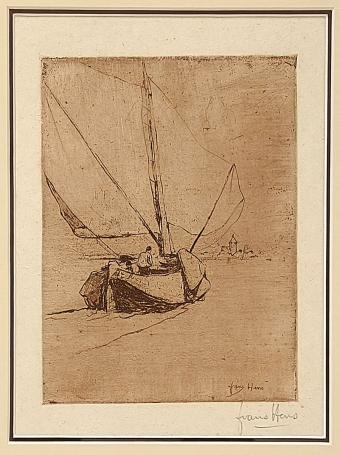 Ets van de Belgische kunstenaar Frans Hens