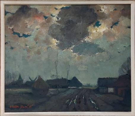 Olieverfschilderij van de kunstenaar Frans Van Giel 