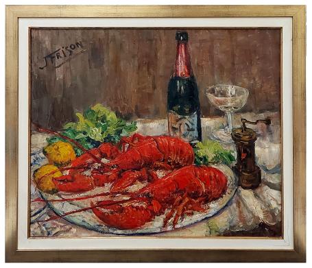 Schilderij van Belgische schilder Jehan Frison