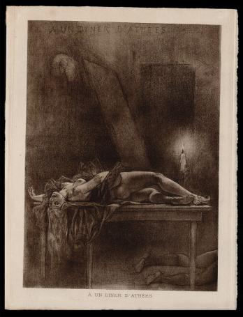 Heliogravure van Félicien Rops uit 1908