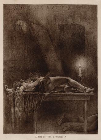 Félicien Rops met een heliogravure