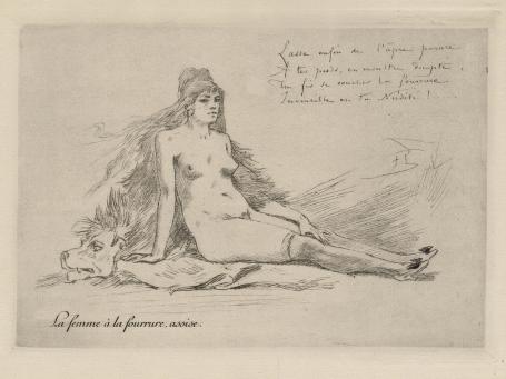 Félicien Rops met een héliogravure