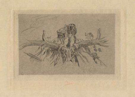 Félicien Rops met een heliogravure