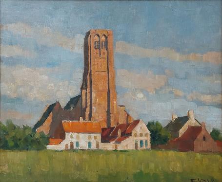 Kunstwerk van Belgische kunstschilder Flor Van Acker