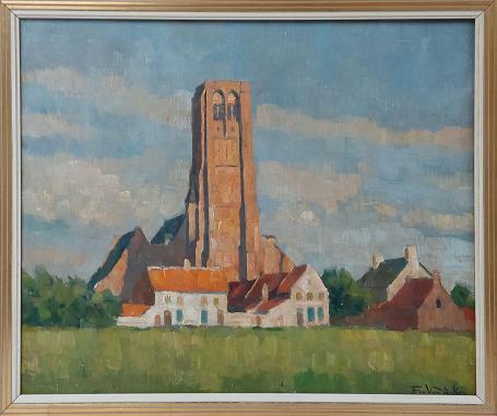 Kunstwerk van Belgische kunstschilder Flor Van Acker