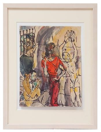 Aquarel van George Creten kopen