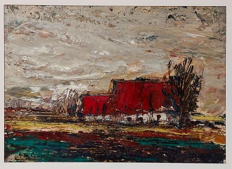 Olieverf van Gabriel De Pauw, landschap