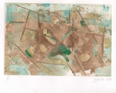 Gemengde techniek van de Gentse kunstenaar Gustaaf Prils