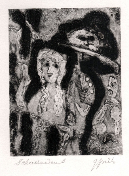 Gemengde techniek van de Gentse kunstenaar Gustaaf Prils