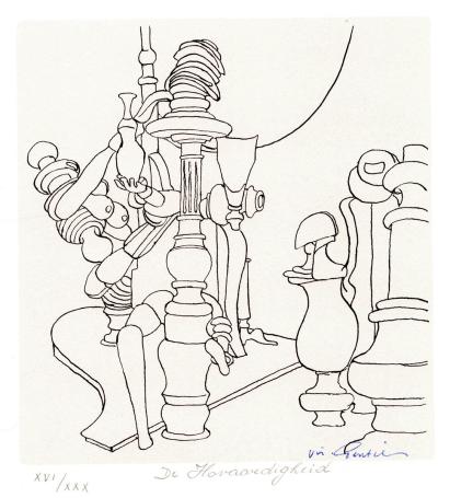 Gesigneerde grafiek van Vic Gentils kopen