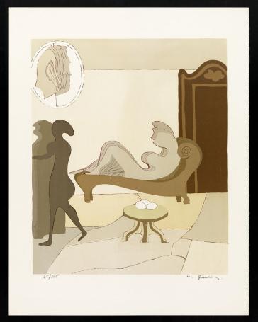 Zeefdruk van de Belgische kunstenaar Vic Gentils