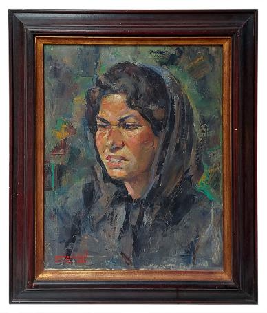 Olieverfschilderij van de Belgische kunstenaar Georges Steel