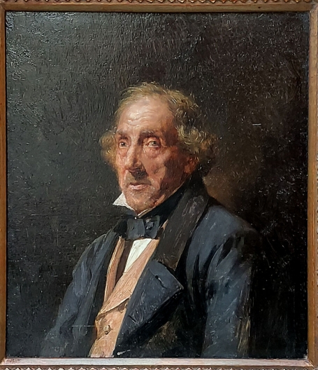 Portretschilderij van de  Belgische kunstenaar Gérard Portielje.
