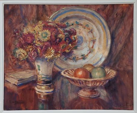 Schilderij van Mechelse kunstenaar A. Geudens