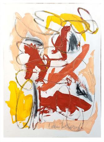 Abstract schilderij kopen van de Belgische kunstenaar Glenn Vandesande