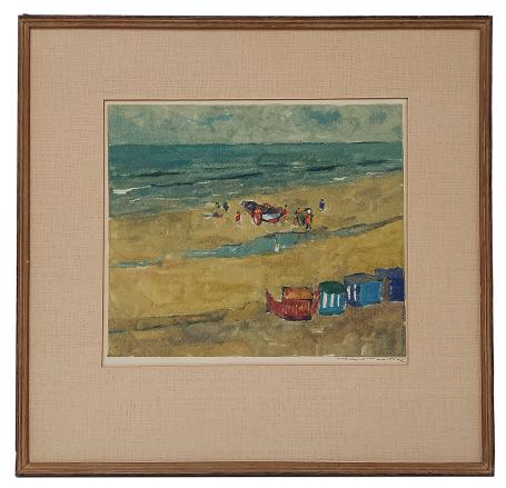 Monotype van de Belgische kunstschilder Jules Gonthier kopen
