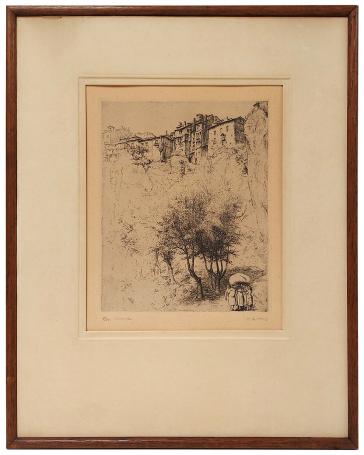 Ets, landschap van de kunstenaar Jacques Gorus kopen