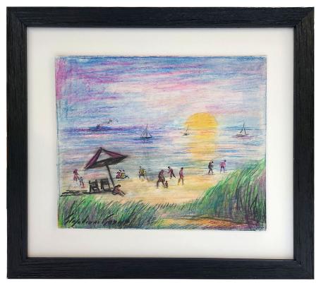 Tekening van de Belgische kunstenaar Stephan Gorus