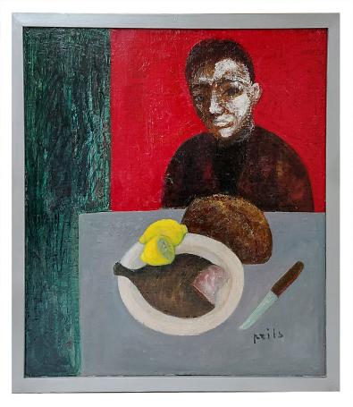 Schilderij van de Gentse kunstenaar Gustaaf Prils