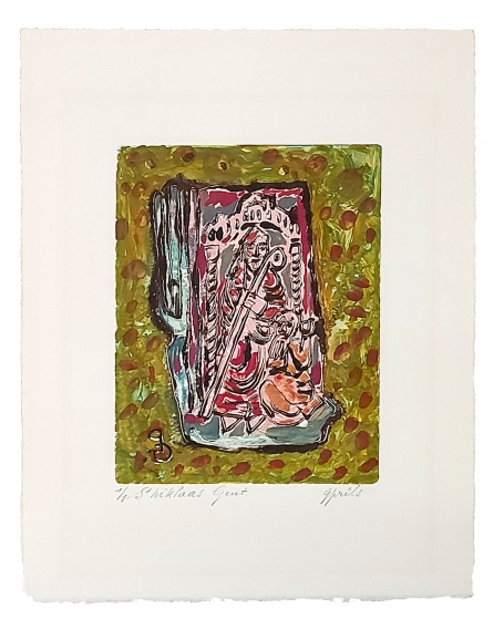 Gemengde techniek van de Gentse kunstenaar Gustaaf Prils