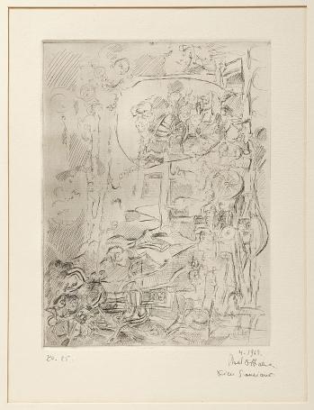 Ingekaderd kunstwerk van Roel D'Haese
