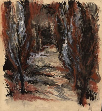 Tekening van de Nederlandse tekenaar Harmen Klaas Post