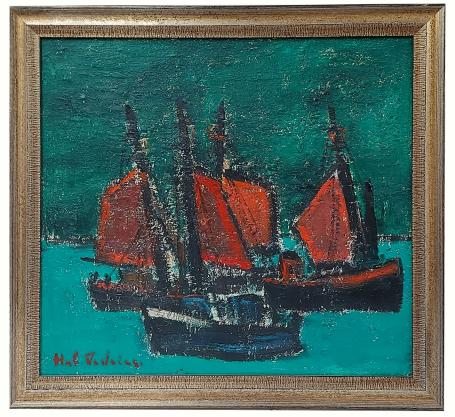 Schilderij van de Belgische kunstenaar Hubert De Vries