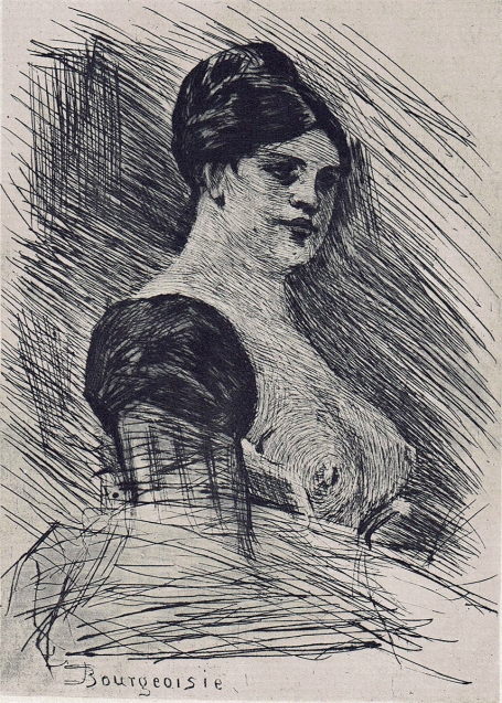 Félicien Rops met een heliogravure