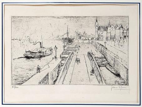 Ets van de Belgische kunstenaar Frans Hens