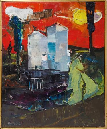 Schilderij Belgische kunstenaar Bert Hilderbrandt kopen