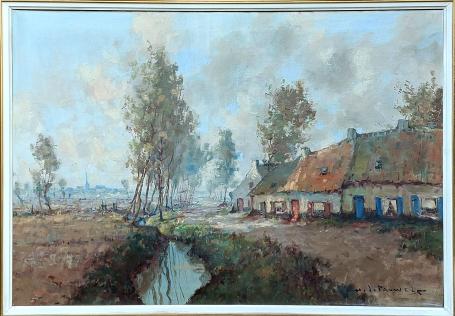 Groot schilderij van kunstenaar H.J. Pauwels kopen
