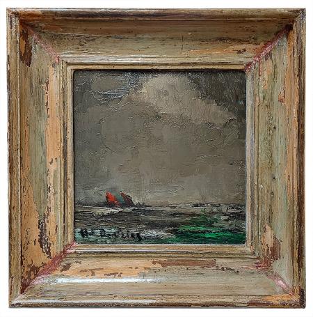 Schilderij van de Belgische kunstenaar Hubert De Vries