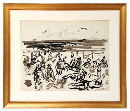 Tekening van de Belgische tekenaar Henri Victor Wolvens